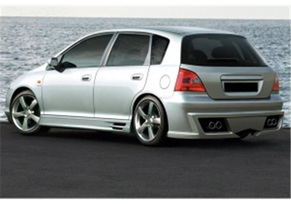 Paragolpes Trasero Honda Civic 01-05 Aggressive 