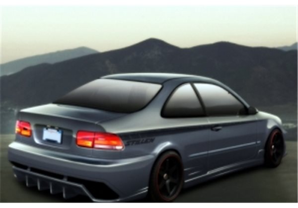 Paragolpes Trasero Honda Civic 96-01 Warrior 