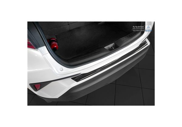 Protector Paragolpes Acero Inoxidable Toyota C-hr 2016- Negro/look Carbono Negro