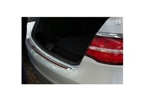 Protector Paragolpes Acero Inoxidable Mercedes Gle Coupé 2015- Cromado/look Carbono Rojo-negro
