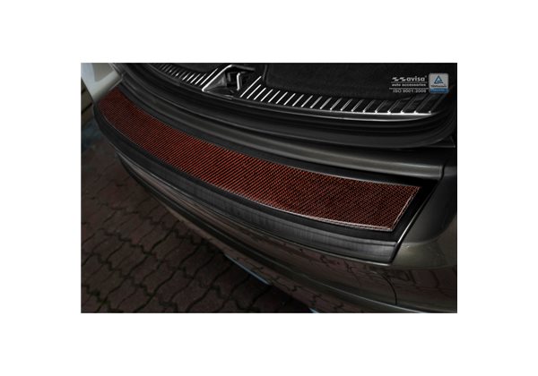 Protector Paragolpes Acero Inoxidable Volvo Xc60 2013-2016 Negro/look Carbono Rojo-negro