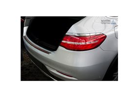 Protector Paragolpes Acero Inoxidable Mercedes Gle Coupé 2015- Negro/look Carbono Rojo-negro