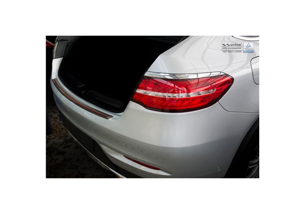 Protector Paragolpes Acero Inoxidable Mercedes Gle Coupé 2015- Negro/look Carbono Rojo-negro