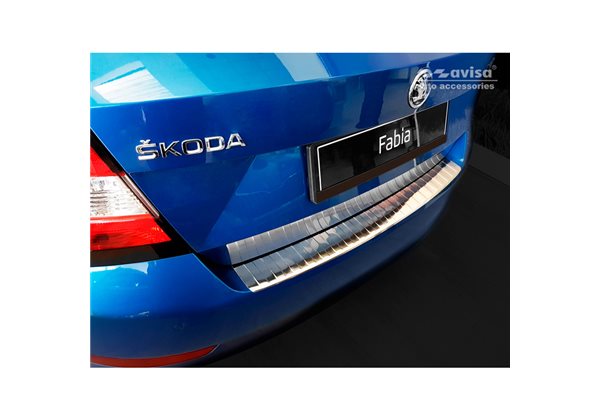 Protector Paragolpes Acero Inoxidable Skoda Fabia Iii Hb 5-puertas Restyling 2018- 'ribs' 