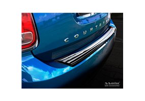Protector Paragolpes Acero Inoxidable Mini Countryman F60 2016- 'ribs'/flag/lines 