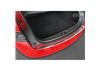 Protector Paragolpes Acero Inoxidable Tesla Model S 2012- Cromado/look Carbono Rojo-negro