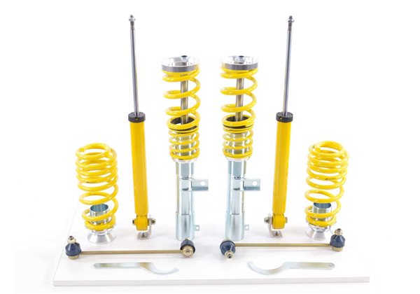 Suspension regulable fk altura Sportfahrwerk VW Passat Variant 3C años 2010-2014 con amortiguador de 55 mm