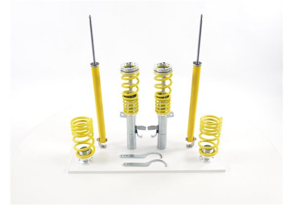 Suspension regulable fk altura Sportfahrwerk Ford Focus 3 Typ DYB (nicht Kombi, nicht ST) años ab 2010 Va-Last bis 990kg