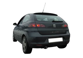 Escape Inoxcar para Seat Ibiza 6L 1.4 TDi (75pk) 2002- 120x80mm 