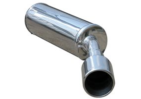 Escape Inoxcar para Volkswagen Golf I Cabrio 1.6 (110pk) -1984 102mm 