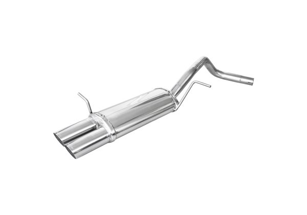 Escape Inoxcar para Volkswagen Polo 1.4 (80pk) Sportline 2006- 2x70mm Racing 