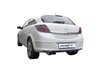 Escape Inoxcar para Opel Astra H GTC 1.6T (180pk) 2007- 2x70mm Racing 