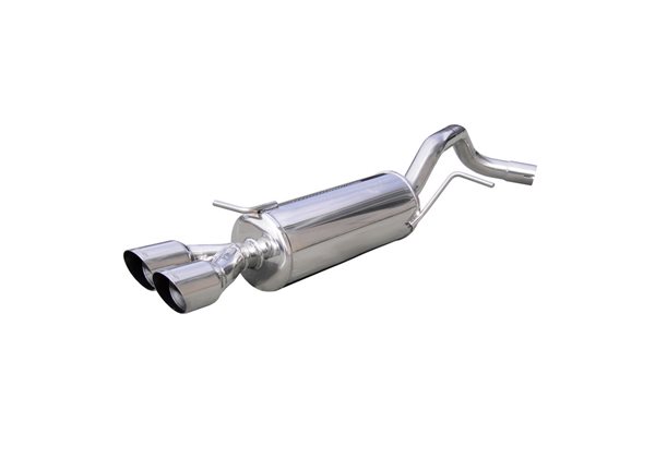 Escape Inoxcar para Volkswagen Polo 6R GTi 1.4 16v TSi (180pk) 2010- 2x80mm Racing (Ø55mm) 