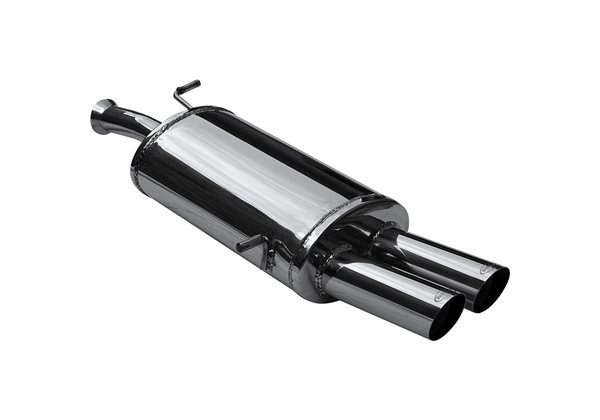 Escape Inoxcar para Peugeot 307 SW 2.0 16v (138pk) 2002- 2x80mm Racing 