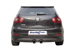Escape Inoxcar para Volkswagen Golf V R32 3.2 V6 (250pk) 2004- Links/Rechts 102mm 