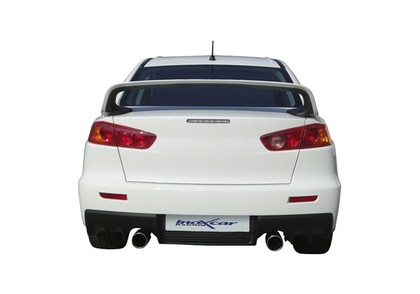 Escape Inoxcar para Mitsubishi Lancer Evo X 2.0T (295pk) 2008- Links/Rechts 102mm 