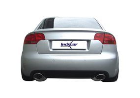 Escape Inoxcar para Audi RS4 4.2 V8 2006- Links/Rechts 150x105mm Oblong 