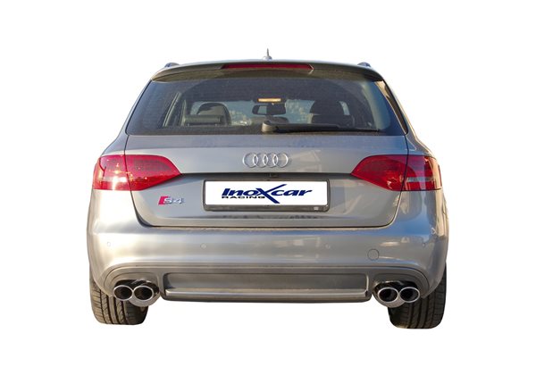 Escape Inoxcar para Audi S4 Avant 3.0TFSi Quattro (333pk) 2009- Links/Rechts 2x90x70mm 