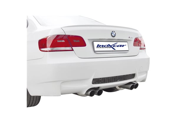 Escape Inoxcar para BMW 3-Serie E92 M3 Coupe 4.0 V8 2007- Links/Rechts 2x76mm Racing 