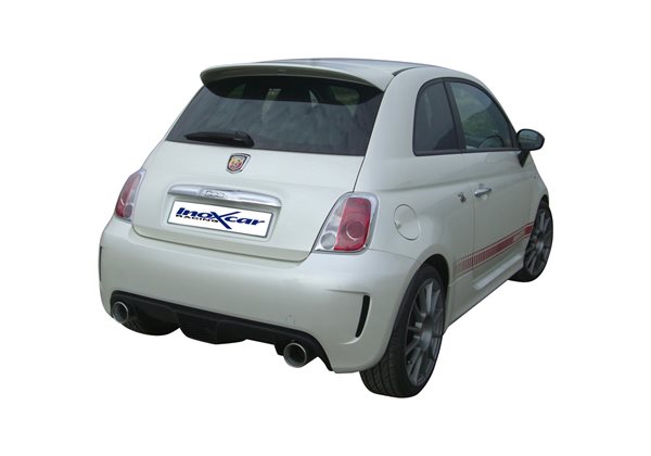 Escape Inoxcar para Fiat 500 1.4T Abarth 2008- Links/Rechts 102mm 