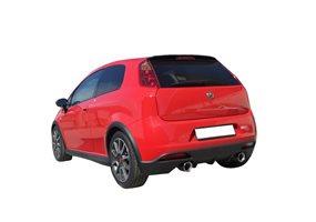 Escape Inoxcar para Fiat Grande Punto 1.4 Turbo Abarth 2006- Links/Rechts 102mm 