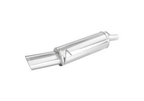 Escape Inoxcar para Ford Fiesta 1.4 16v (80pk) 2002- 120x80mm 