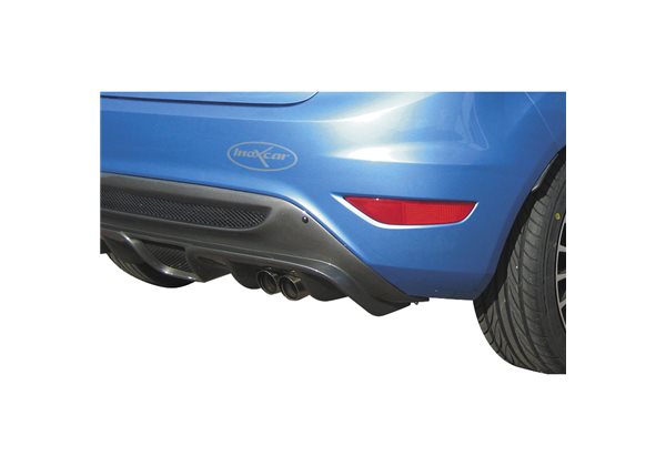 Escape Inoxcar para Ford Fiesta VII 1.6 (120pk) 9/2008- 2x80mm Racing 