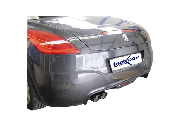 Escape Inoxcar para Peugeot RCZ 1.6THP (156pk) 2010- 2x80mm Racing 