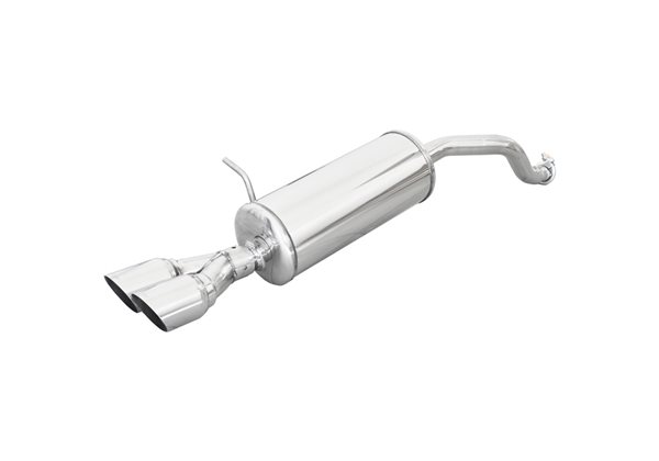 Escape Inoxcar para Renault Clio 4 1.2 75pk 2013- 2x80mm Racing 