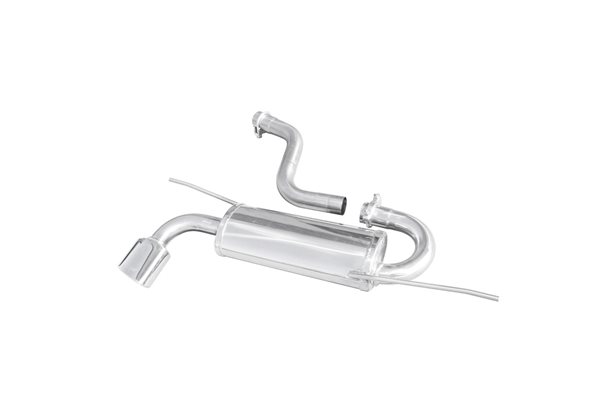 Escape Inoxcar para Volkswagen Scirocco 2.0 TDi 140pk 2008- 1x120x80mm Obliquo 