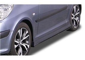 Juego taloneras laterales rdx abs plastico peugeot 1007 "edition" 