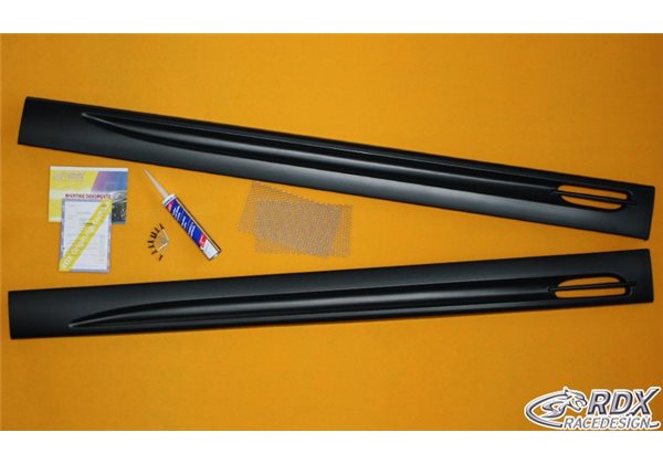 Juego taloneras laterales rdx abs plastico peugeot 206 / 206cc "gt-race" 