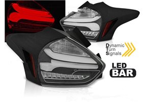 Juego De Pilotos Led Ford Focus 3 15-18 Hatchback Black Seq Led 