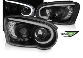 Juego De Faros Delanteros Subaru Impreza Ii Gd 03-05 Tube Light Black