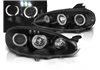 Juego De Faros Delanteros Mazda Mx5 01-05 Angel Eyes Black