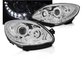 Juego De Faros Delanteros Renault Twingo 07-11 Daylight Chrome