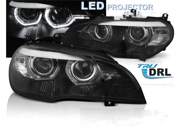 Juego De Faros Delanteros Bmw X5 E70 07-13 (xenon Oem)