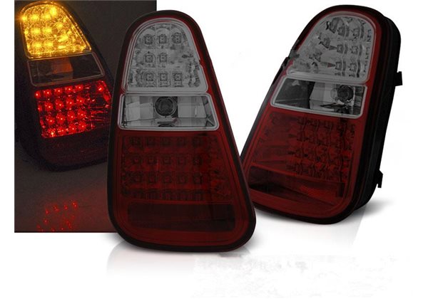 Juego De Pilotos Led Mini Cooper R50 /r52 /r53 04-06 Red Smoke Led