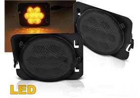 Intermitentes Chrysler Jeep Wrangler Jk 07-18 Led Smoke