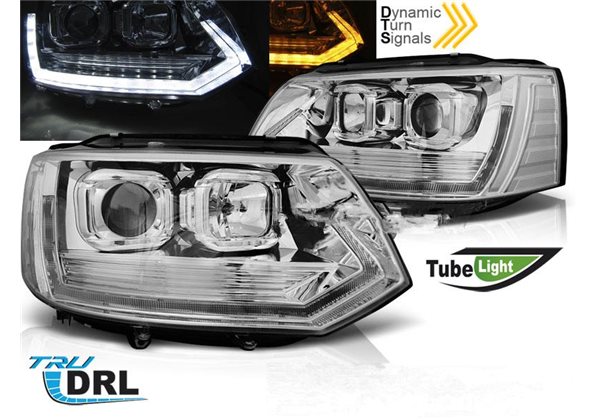 Juego De Faros Delanteros Vw T5 2010-2015