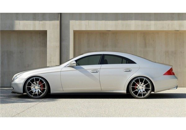 Añadidos taloneras Mercedes C219 Maxtondesign