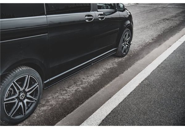 Añadidos taloneras Mercedes-benz V-class Amg-line W447 Facelift Maxtondesign