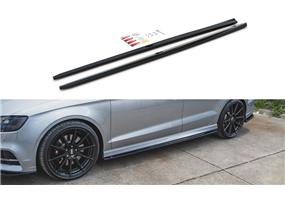 Añadidos taloneras V.2 Audi S3 / A3 S-line Sedan 8v Facelift Maxtondesign