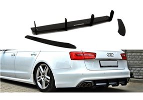 Añadido difusor Audi A6 S-line C7 (exhaust 1x2) Maxtondesign