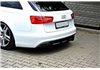 Añadido difusor Audi A6 S-line C7 (exhaust 1x2) Maxtondesign