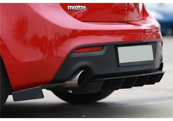 Añadido difusor Mazda 3 Mk2 Mps Maxtondesign