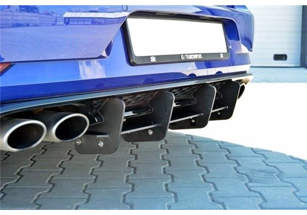 Añadido difusor Vw Golf Vii R (facelift) Maxtondesign