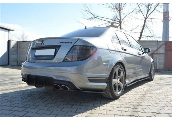 Añadido difusor V.2 Mercedes C W204 Amg-line (facelift) Maxtondesign