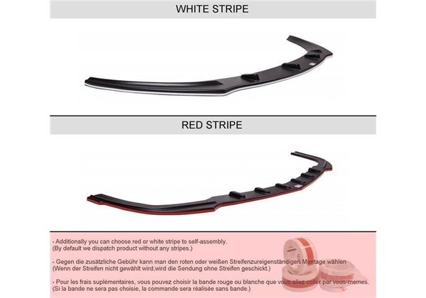 Añadido Ford Fiesta St Mk7 Fl (fit Maxton Design Bumper) Maxtondesign