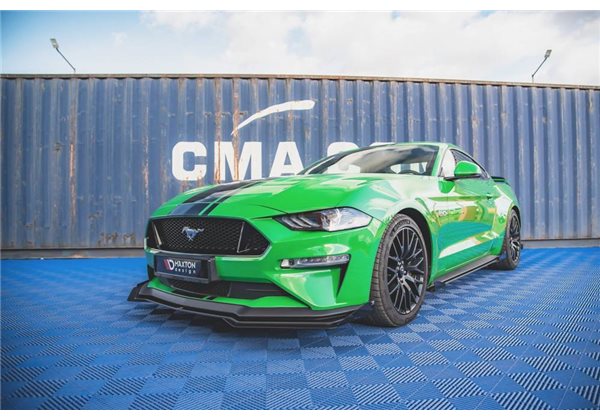 Añadido labio V.1 + Flaps Ford Mustang Gt Mk6 Facelift Maxtondesign